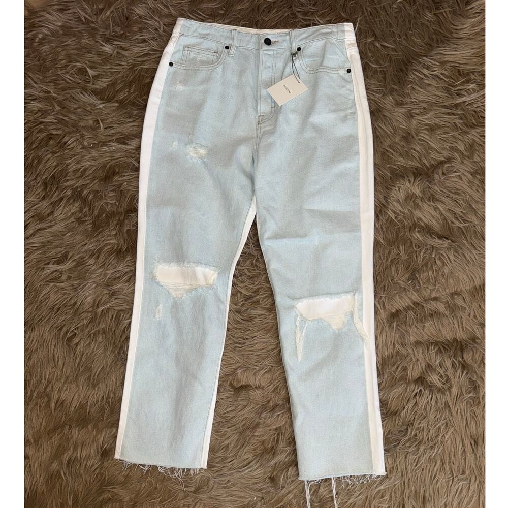New Hidden Brand High Waisted Destroyed Denim Jeans Women's size 29